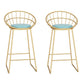 Free Form Pub-Set, 1/2/3-teiliges Bartisch- und Hocker-Set aus Metall und Samt