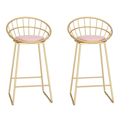 Free Form Pub-Set, 1/2/3-teiliges Bartisch- und Hocker-Set aus Metall und Samt