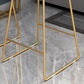 Free Form Pub-Set, 1/2/3-teiliges Bartisch- und Hocker-Set aus Metall und Samt