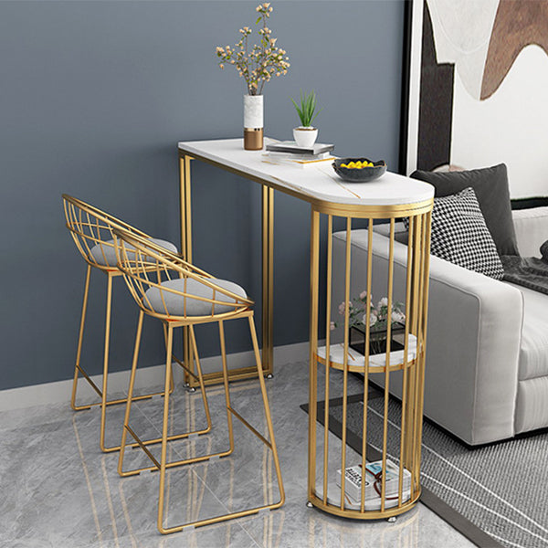 Free Form Pub-Set, 1/2/3-teiliges Bartisch- und Hocker-Set aus Metall und Samt