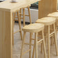 1/2/5/9-teiliges Barhocker- und Tischset aus massivem Holz für Pub-Esszimmer