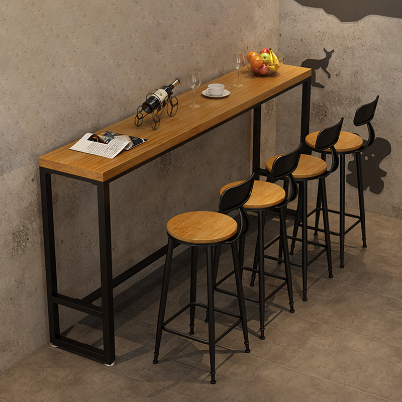 1/4/5/8/9 Pieces Bar Stool and Table Set Rectangular Pub Dining Set