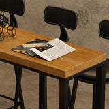 1/4/5/8/9 Pieces Bar Stool and Table Set Rectangular Pub Dining Set