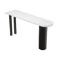 Juego de mesa de bar blanca contemporánea, mesa de bar con tapa de piedra de 1/3/5 piezas y taburetes de cuero