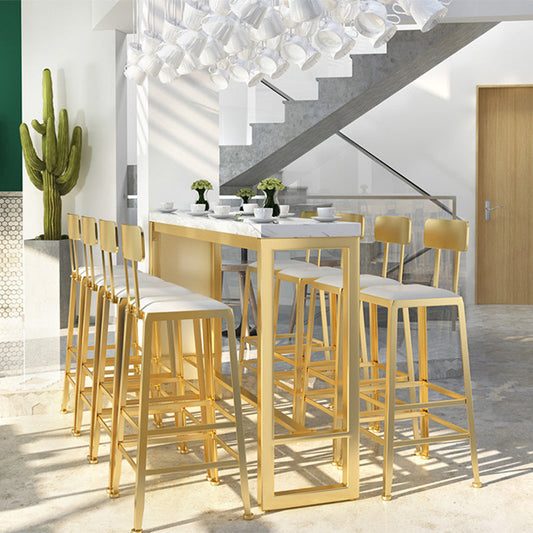 1/9 stukken staaftafel ingesteld rechthoekige barkruk en tafelset