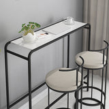 Industrial Pub Dining Set 1/3 Pieces Rectangular Table and Stool Clearhalo 'Bar Furniture' 'furn' 'furn_home_bar_bar_sets' 'Furniture' 'Home Bars & Bar Sets' 'home_bar_bar_sets' 'Kitchen & Dining Furniture' 6389270