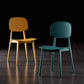 Contemporary Kitchen Dining Side Chair Open Back Plastic Chair