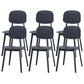 Contemporary Kitchen Dining Side Chair Open Back Plastic Chair
