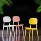 Contemporary Kitchen Dining Side Chair Open Back Plastic Chair