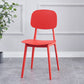 Contemporary Kitchen Dining Side Chair Open Back Plastic Chair