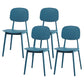 Contemporary Kitchen Dining Side Chair Open Back Plastic Chair
