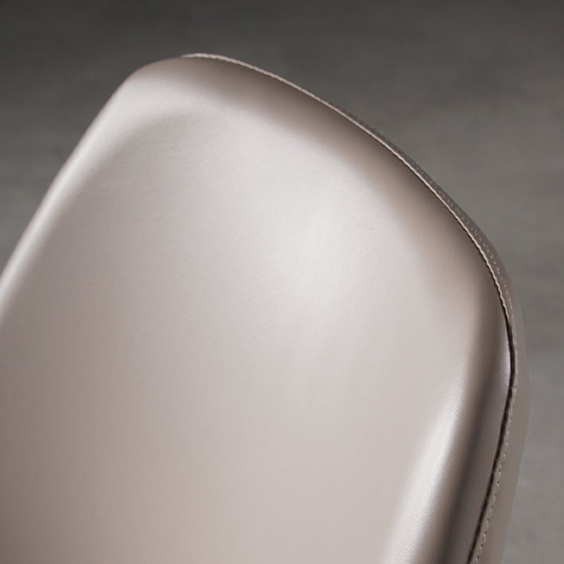 Sedia laterale in stile glam sedia da pranzo srofida senza braccio per sala da pranzo