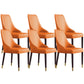 Glam Style Parsons Side Chair Leather Dining Chair for Dining Room Orange 6 Piece Set Clearhalo 'Dining Chairs' 'Dining Tables & Seating' 'dining_chair' 'furn' 'furn_dining_chair' 'Furniture' 'Kitchen & Dining Furniture' 6389687