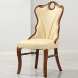 Chaises de salle à manger sans bras rembourrées chaise latéral de cuisine contemporaine