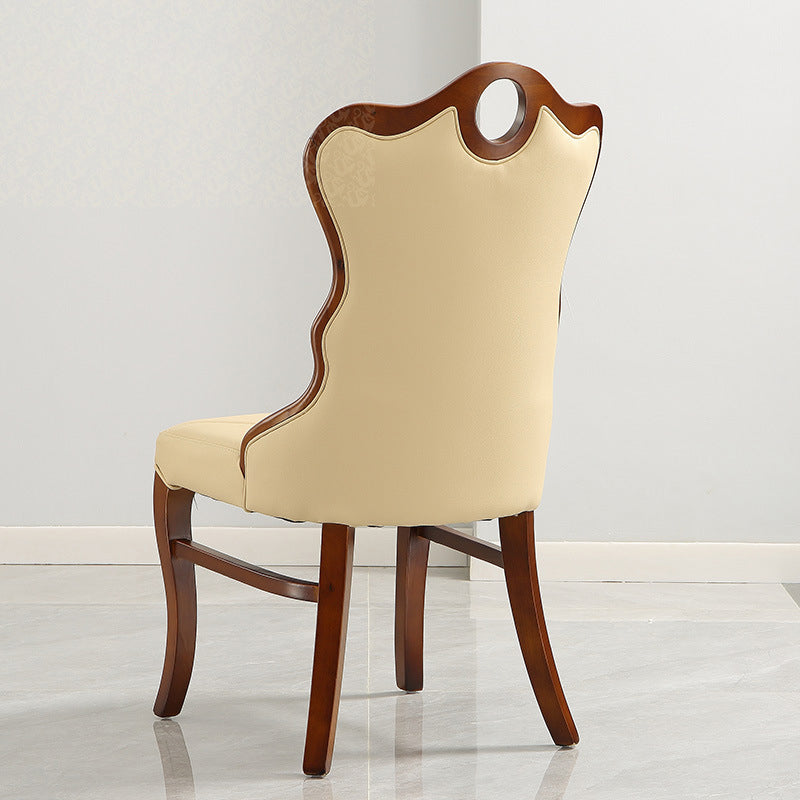 Upholstered Armless Dining Chairs Contemporary Kitchen Side Chair Clearhalo 'Dining Chairs' 'Dining Tables & Seating' 'dining_chair' 'furn' 'furn_dining_chair' 'Furniture' 'Kitchen & Dining Furniture' 6389841