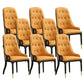 Contemporary Kitchen Dining Side Chair Upholstered Arm Chair Orange 8 Piece Set Clearhalo 'Dining Chairs' 'Dining Tables & Seating' 'dining_chair' 'furn' 'furn_dining_chair' 'Furniture' 'Kitchen & Dining Furniture' 6389853