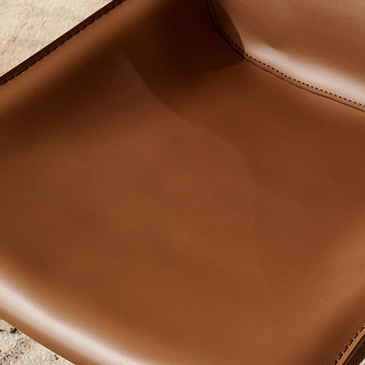 Contemporary Faux Leather Dining Chairs Indoor-Outdoor Parsons Chair Clearhalo 'Dining Chairs' 'Dining Tables & Seating' 'dining_chair' 'furn' 'furn_dining_chair' 'Furniture' 'Kitchen & Dining Furniture' 6389875