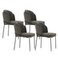 Glam Style Parsons Side Chair Indoor Dining Chair for Home Use