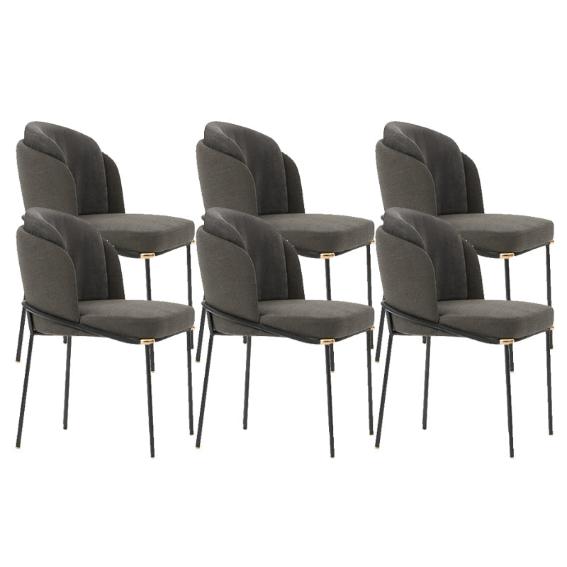 Glam Style Parsons Side Chair Indoor Dining Chair for Home Use