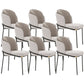 Glam Style Parsons Side Chair Indoor Dining Chair for Home Use