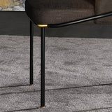 Glam Style Parsons Side Chair Indoor Dining Chair for Home Use