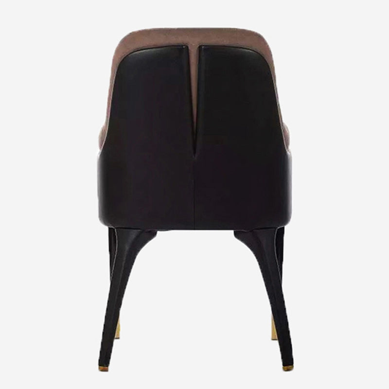 Silla de parsons de estilo moderno en casa con patas de madera maciza silla de comedor