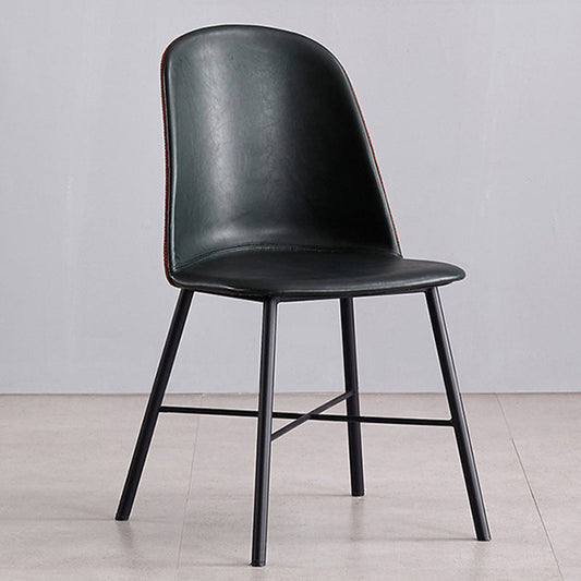 Indoor Side Chair Leather Modern Dining Chair for Dining Room