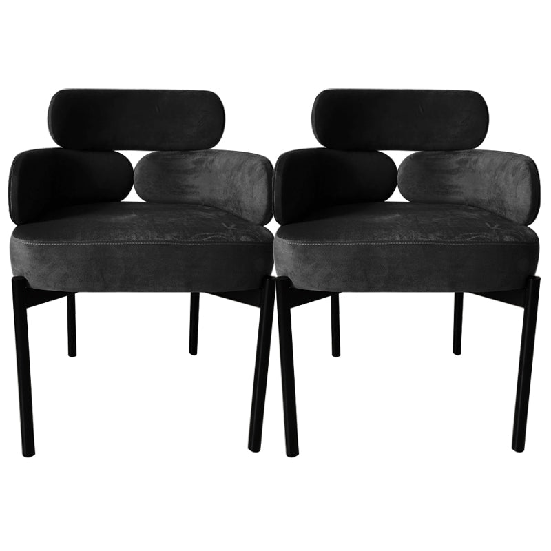 Chaise de salle à manger à bras rembourré à la maison Chaise de salle à manger bas pour intérieur