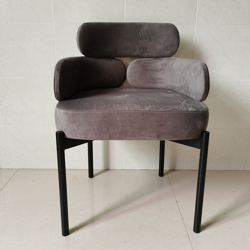 Chaise de salle à manger à bras rembourré à la maison Chaise de salle à manger bas pour intérieur