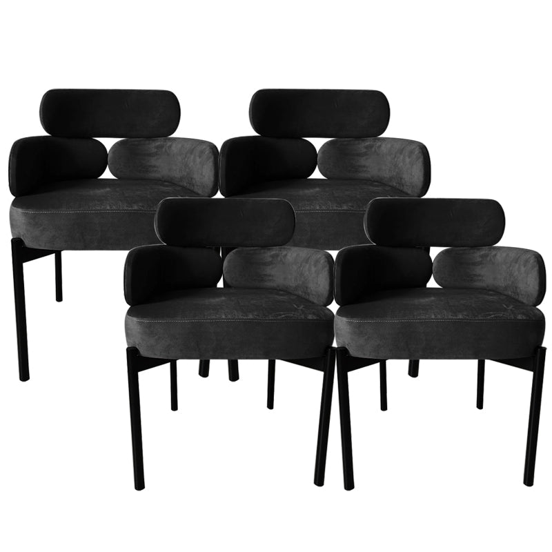 Chaise de salle à manger à bras rembourré à la maison Chaise de salle à manger bas pour intérieur