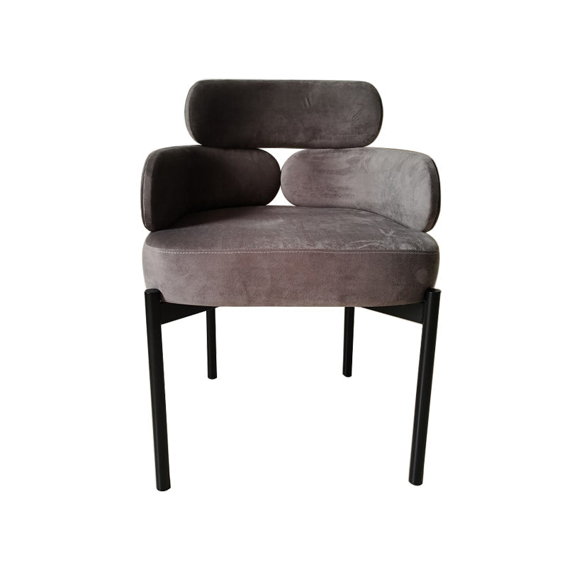 Chaise de salle à manger à bras rembourré à la maison Chaise de salle à manger bas pour intérieur