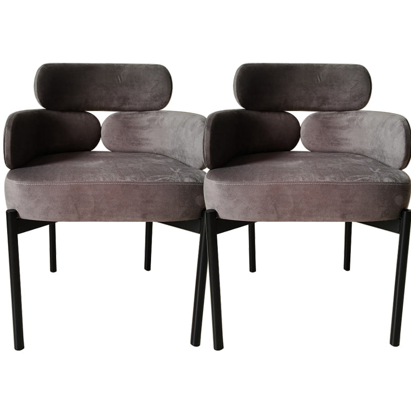 Chaise de salle à manger à bras rembourré à la maison Chaise de salle à manger bas pour intérieur