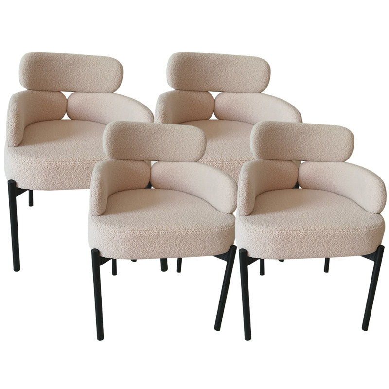 Chaise de salle à manger à bras rembourré à la maison Chaise de salle à manger bas pour intérieur