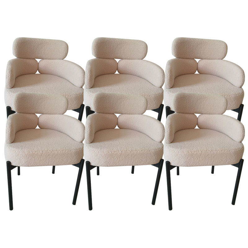 Chaise de salle à manger à bras rembourré à la maison Chaise de salle à manger bas pour intérieur