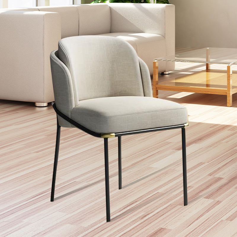 Moderne stijl Parsons zijstoel gestoffeerde binnen eetkamerstoel