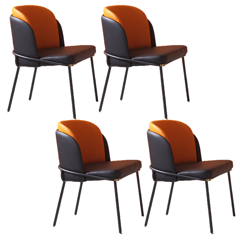 Moderne stijl Parsons zijstoel gestoffeerde binnen eetkamerstoel