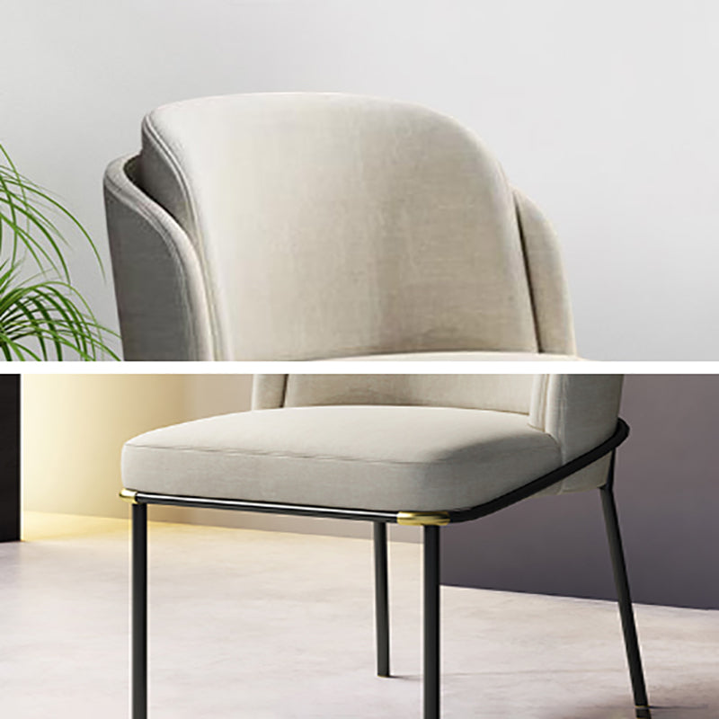 Moderne stijl Parsons zijstoel gestoffeerde binnen eetkamerstoel