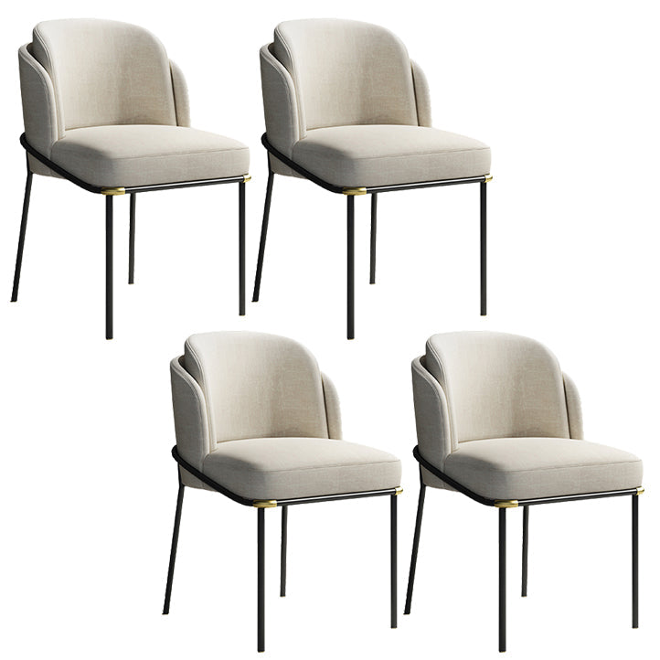 Moderne stijl Parsons zijstoel gestoffeerde binnen eetkamerstoel