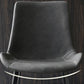 Modern Leather Side Chair Solid Back Dining Chair with Metal Base Clearhalo 'Dining Chairs' 'Dining Tables & Seating' 'dining_chair' 'furn' 'furn_dining_chair' 'Furniture' 'Kitchen & Dining Furniture' 6390338