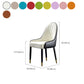 Contemporary Side Chair Upholstered Armless Faux Leather Dining Chairs Clearhalo 'Dining Chairs' 'Dining Tables & Seating' 'dining_chair' 'furn' 'furn_dining_chair' 'Furniture' 'Kitchen & Dining Furniture' 6390424