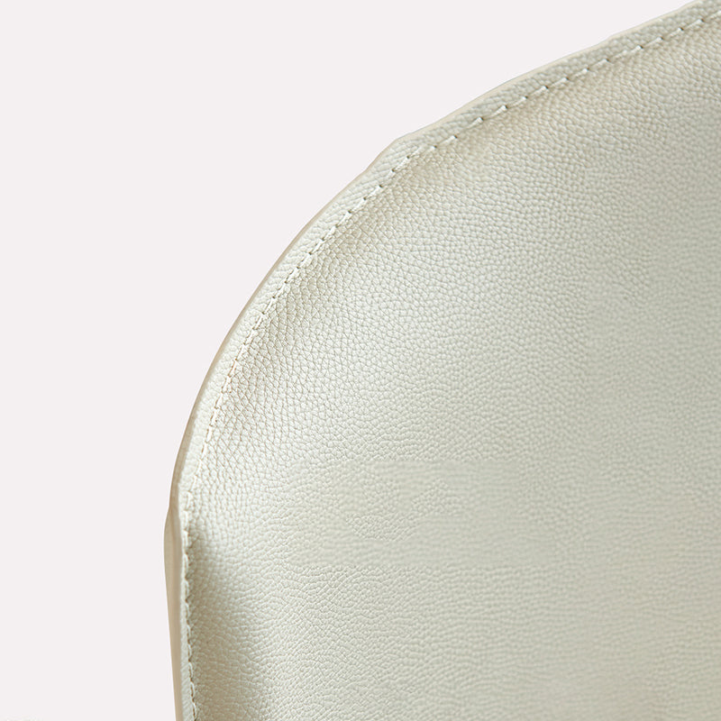 Silla de cuero moderna sólida sólida para comedor para comedor