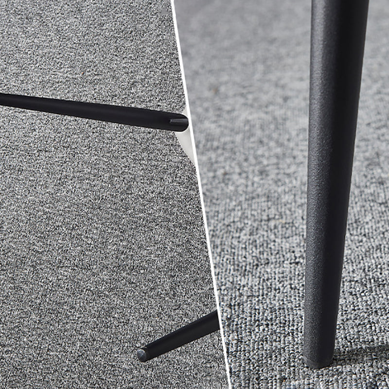 Heimspeisesaal Stuhl Faux Leder Side Wingback Armless Stuhl