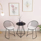 Sillas de comedor de comedor de cocina de metal sillas de comedor tapizadas contemporáneas
