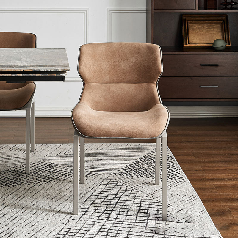 Glam Style Wingback stoelarm zijstoelen met metalen benen voor thuis