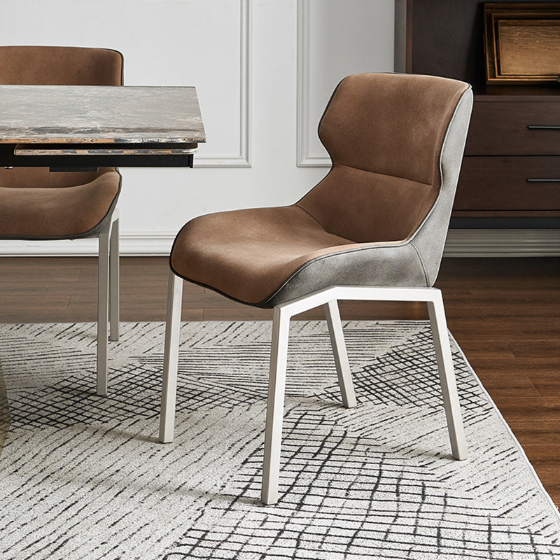 Glam Style Wingback stoelarm zijstoelen met metalen benen voor thuis