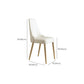 Glam Style Faux Leather Chair Armless Side Chairs with Metal Legs Clearhalo 'Dining Chairs' 'Dining Tables & Seating' 'dining_chair' 'furn' 'furn_dining_chair' 'Furniture' 'Kitchen & Dining Furniture' 6390808