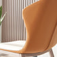 Contemporary Wingback Side Chairs Armless Side Chairs with Metal Legs