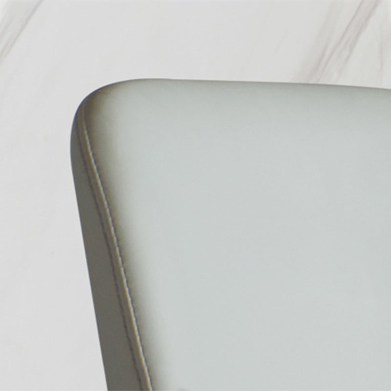 Eigentijdse open achterste eetstoelen armloze zijstoelen met houten benen voor keuken