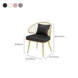 Glamour chaises de salle à manger rembourrées