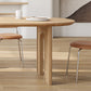 Modern Style Wooden Table Free Form Table with 3 Legs for Home Clearhalo 'Dining Tables & Seating' 'Dining Tables' 'dining_table' 'furn' 'furn_dining_table' 'Furniture' 'Kitchen & Dining Furniture' 6391316